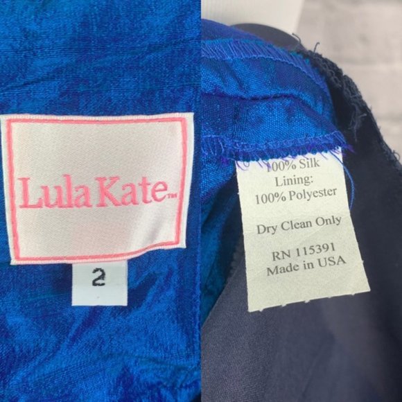 Lula Kate Silk Color Changing Party Dress size 2 - Picture 2 of 8